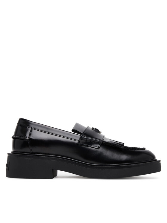 Tommy Jeans Loafersy Tjw Fringes Loafer EN0EN02790 Czarny