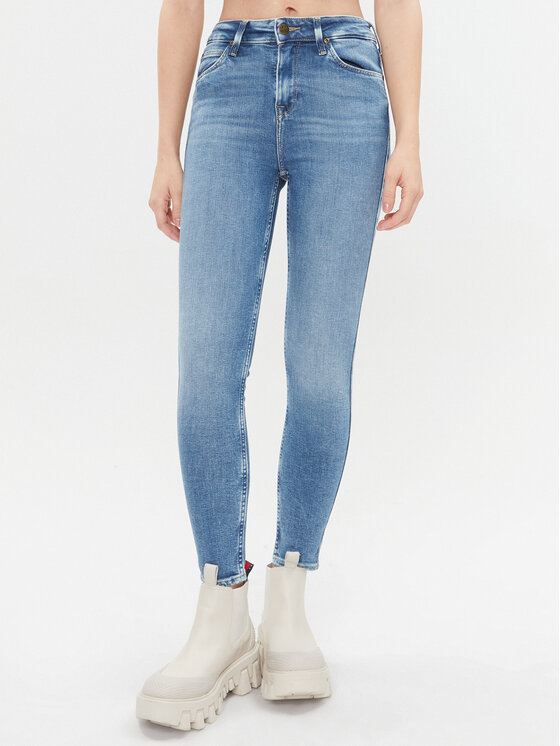 Lee Jeansy 112341962 Niebieski Skinny Fit