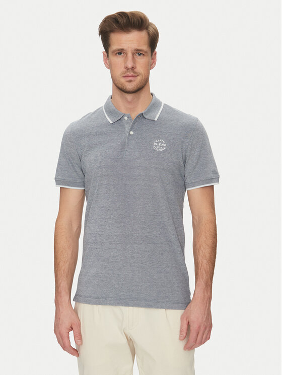 Blend Polo 20708180 Niebieski Regular Fit