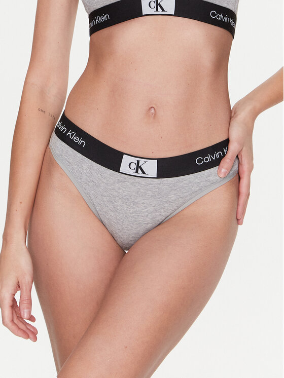 Calvin Klein Underwear Figi klasyczne Modern 000QF7222E Szary