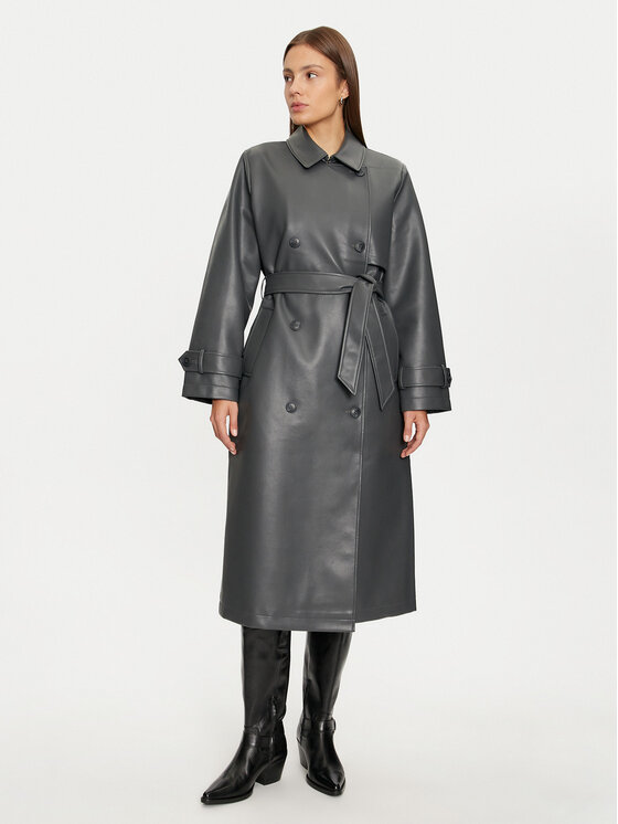 Vero Moda Trencz Amalie 10300822 Szary Regular Fit