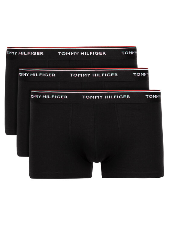 Tommy Hilfiger Komplet 3 par bokserek 3P Lr Trunk 1U87903841 Czarny