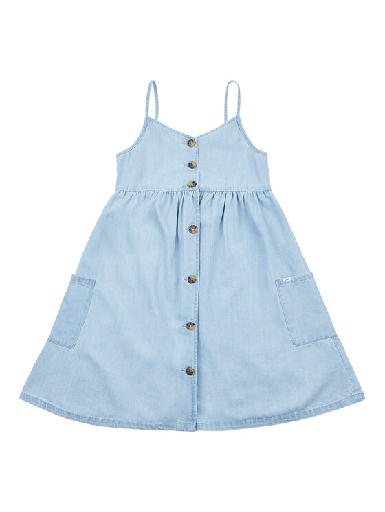 Lee Sukienka letnia Strap Aline LEG5108 Błękitny