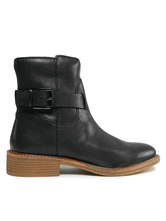 Clarks Botki Cologne Strap 261747714 Czarny