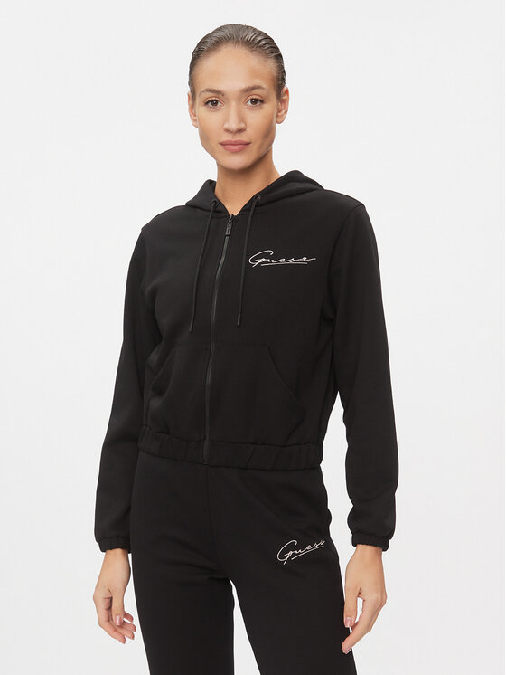 Guess Bluza Allycia V4RQ02 KC3D2 Czarny Regular Fit