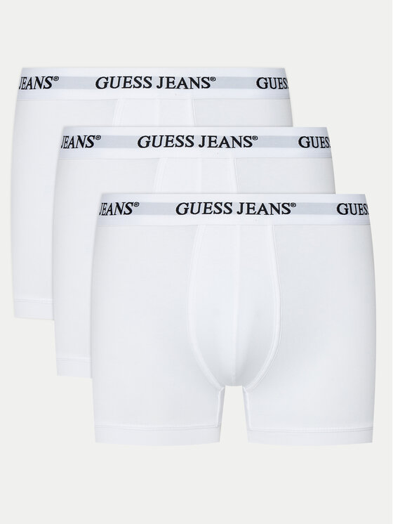 Guess Jeans Komplet 3 par bokserek M4BZ45 K6YW1 Biały