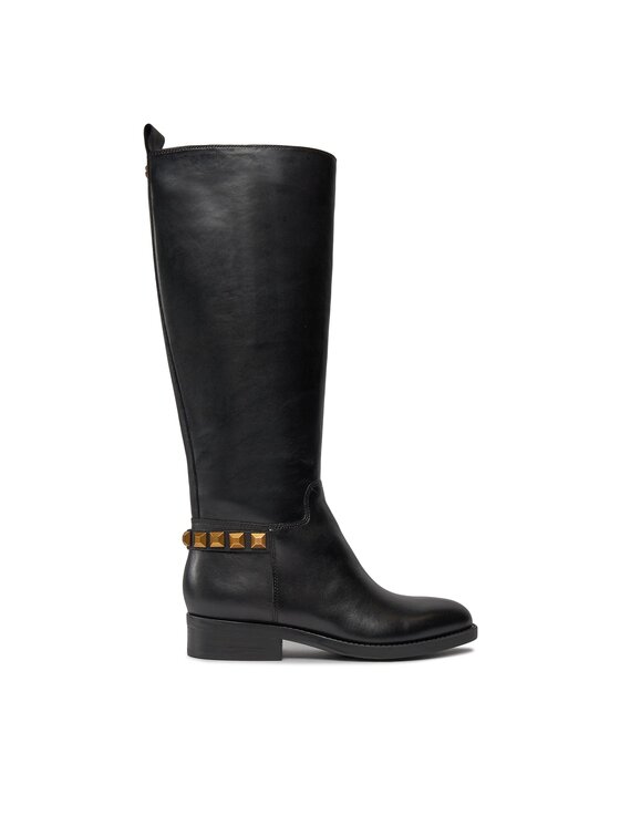 Guess Oficerki FL8BYO LEA11 Czarny