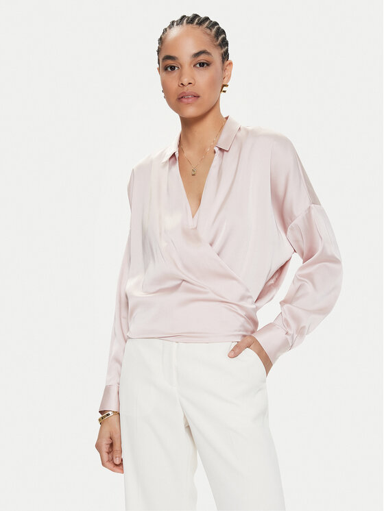 Imperial Koszula CJF4HDG Różowy Relaxed Fit