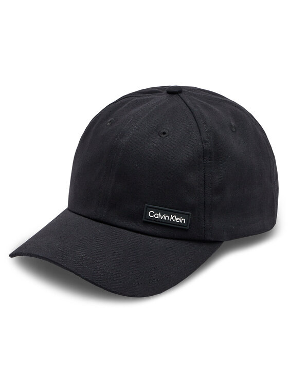 Calvin Klein Czapka z daszkiem Elevated Patch K50K510487 Czarny