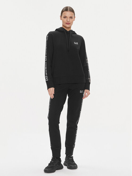 EA7 Emporio Armani Dres 8NTV58 TJQLZ 1200 Czarny Regular Fit