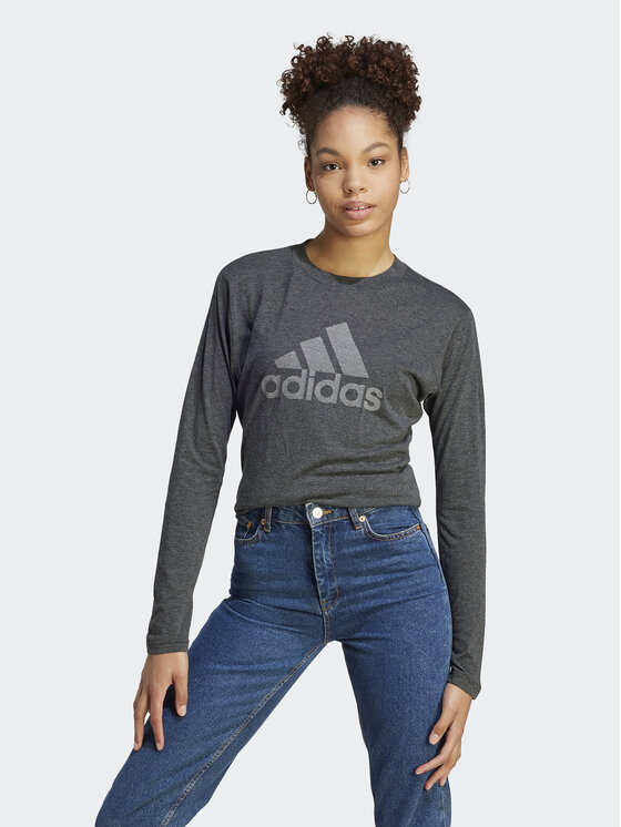 adidas Bluzka Future Icons Winners 3 IM2433 Szary Regular Fit