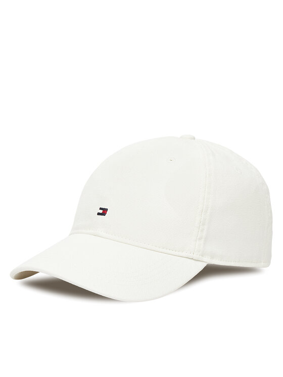 Tommy Hilfiger Czapka z daszkiem Flag Soft 6 Panel AM0AM13426 Biały