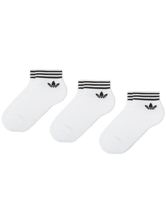 adidas Zestaw 3 par niskich skarpet unisex Tref Ank Sck Hc EE1152 Biały