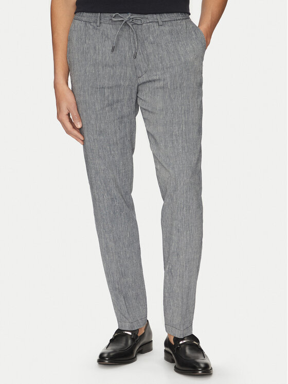 BOSS Spodnie materiałowe C-Kane 50540480 Granatowy Slim Fit