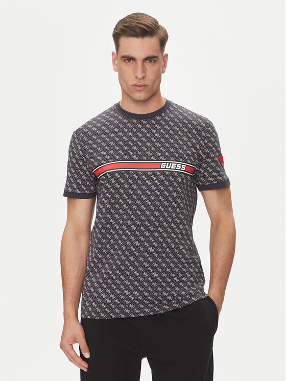 Guess T-Shirt Jamey Z2BI09 J1314 Czarny Regular Fit