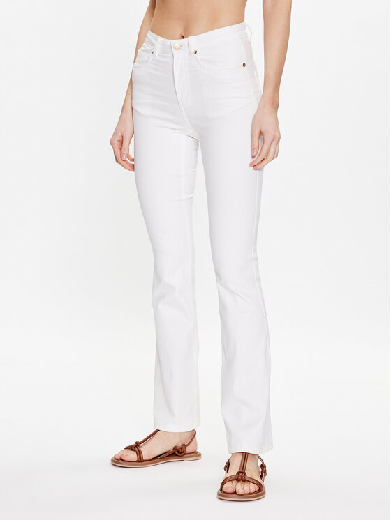 Silvian Heach Jeansy GPP23001JE Biały Regular Fit