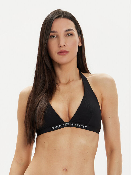Tommy Hilfiger Góra od bikini UW0UW05257 Czarny