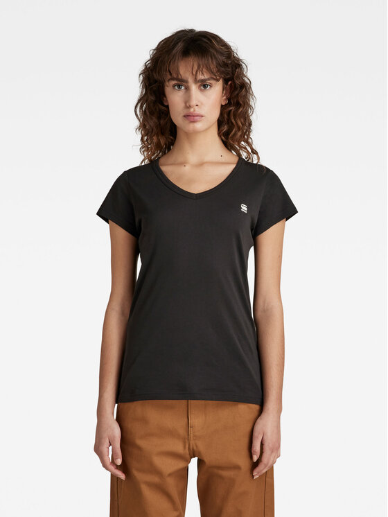G-Star Raw T-Shirt D21314-4107-6484 Czarny Regular Fit