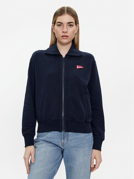 Wrangler Bluza 112351963 Granatowy Regular Fit