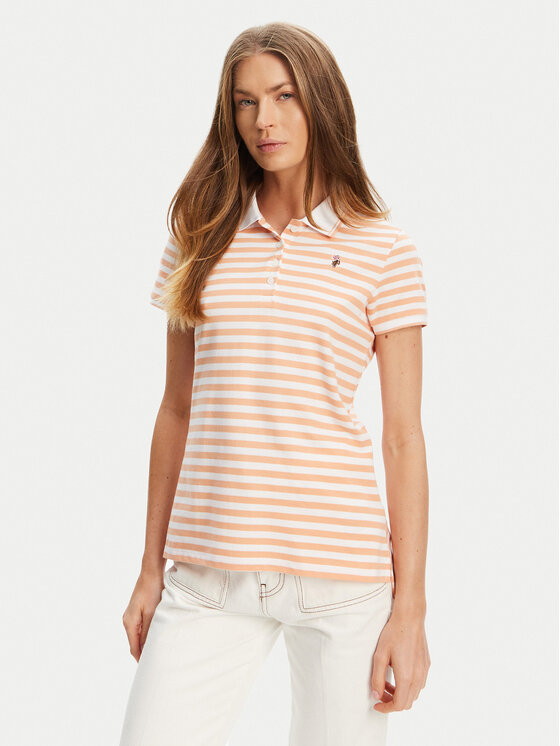 U.S. Polo Assn. Polo WUP1310 Pomarańczowy Regular Fit