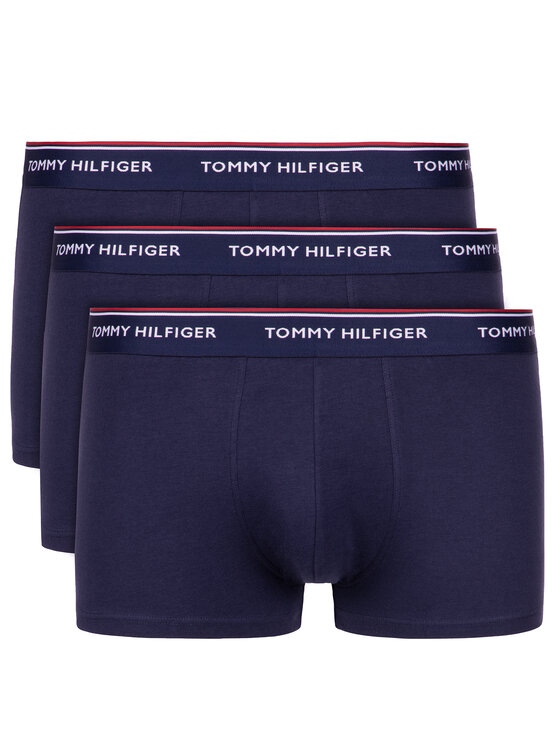 Tommy Hilfiger Komplet 3 par bokserek 3P Lr Trunk 1U87903841 Granatowy