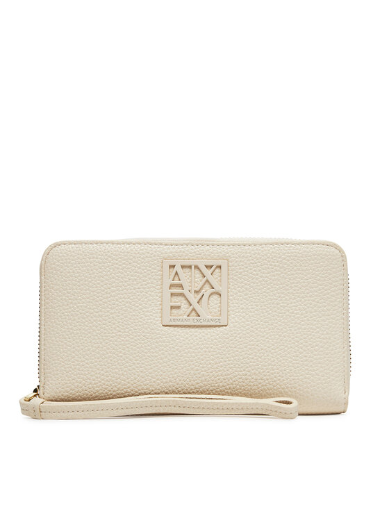 Armani Exchange Duży Portfel Damski XW000361 AF11902 U1074 Biały