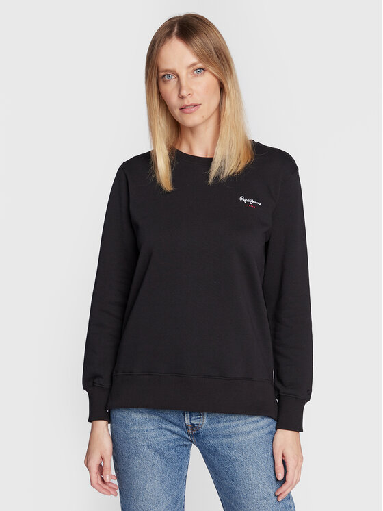 Pepe Jeans Bluza Calista PL581189 Czarny Regular Fit