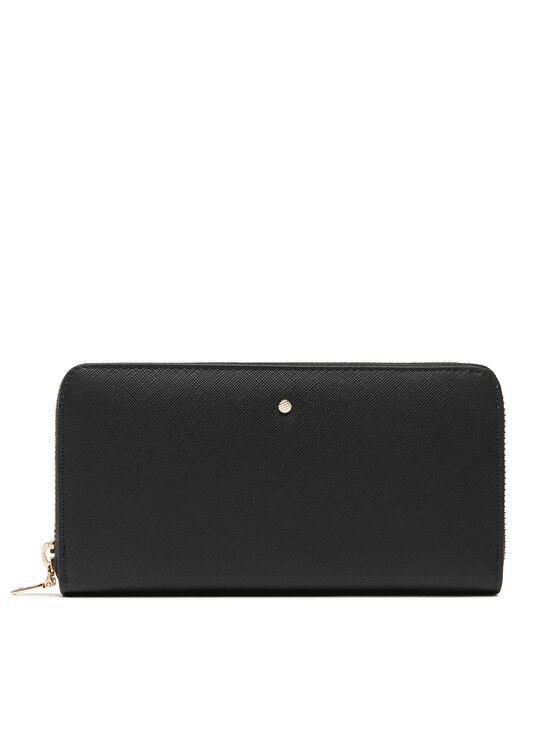 Geox Duży Portfel Damski D.Wallet D35K3A B0039 C9999 Czarny