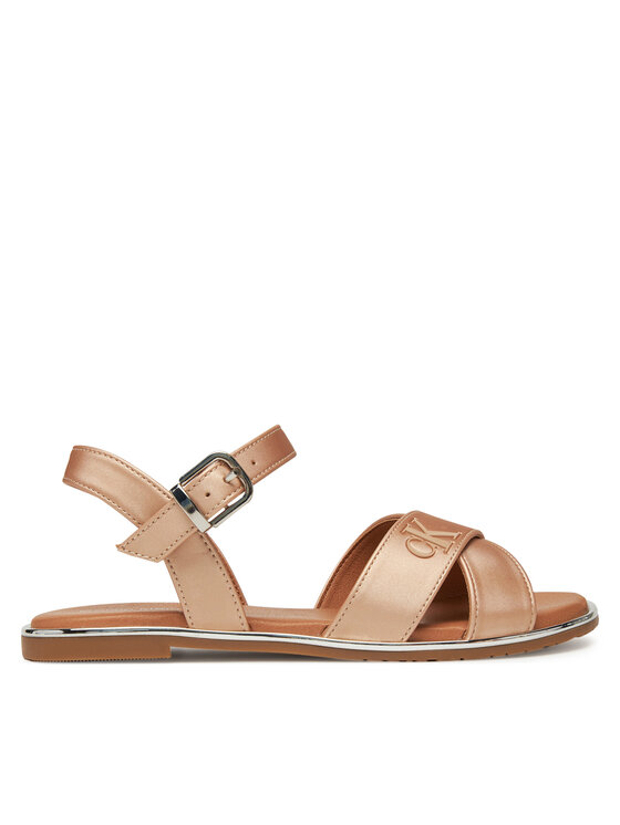 Calvin Klein Jeans Sandały V3A2-82042-1688 S Brązowy