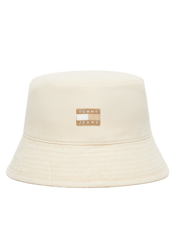 Tommy Hilfiger Kapelusz Heritage Bucket AW0AW17581 Beżowy