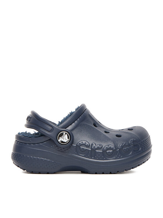 Crocs Klapki C-BAYA LINED CLOG T 207501-463 Granatowy