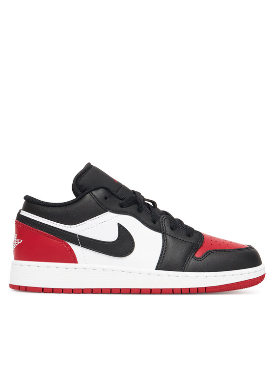 Nike Sneakersy Air Jordan 1 Low (GS) 553560 161 Czarny