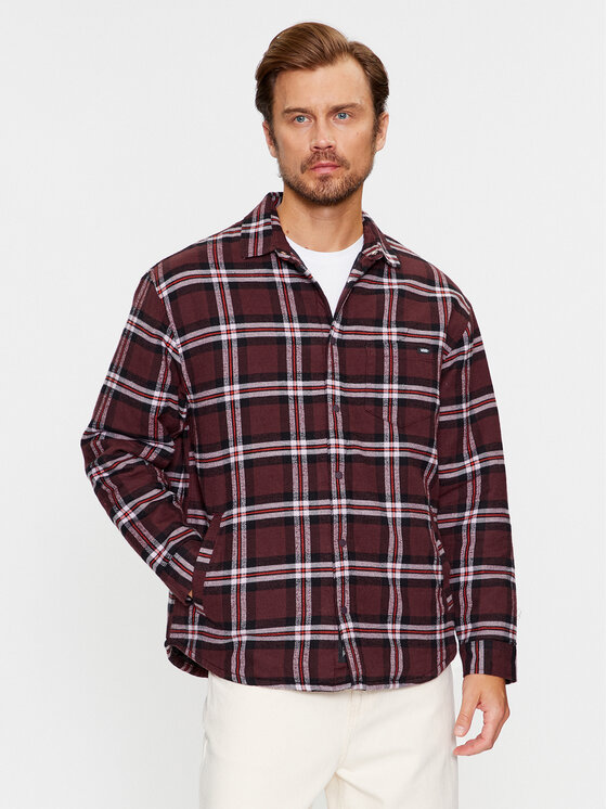 Vans Koszula Kesler Ls Woven VN0008GS Bordowy Loose Fit
