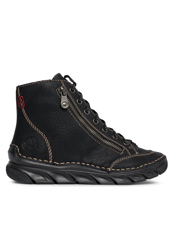 Rieker Botki 55049-00 Czarny