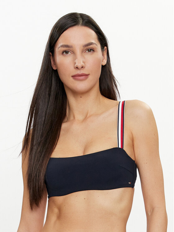 Tommy Hilfiger Góra od bikini UW0UW05291 Granatowy