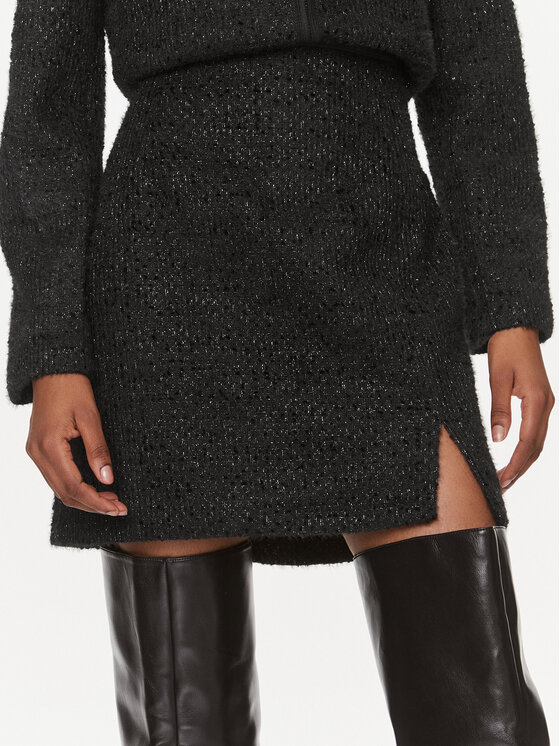 Rinascimento Spódnica mini CFC0116874003 Czarny Regular Fit