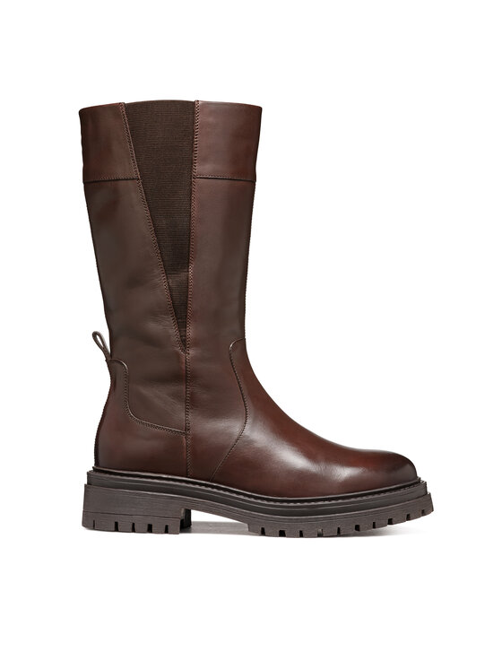 Geox Kozaki D Iridea D46HRD 00043 C6006 Brązowy
