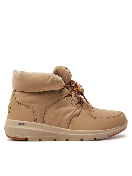 Skechers Botki Glacial Ultra - Trend Up 144194 Beżowy