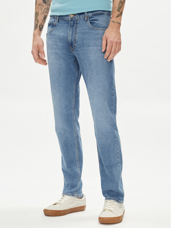 Lee Jeansy Rider 112352845 Niebieski Slim Fit