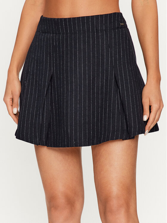 Pepe Jeans Spódnica trapezowa Irma PL901079 Czarny Regular Fit