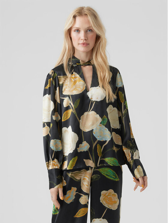 Vero Moda Bluzka Renee 10282217 Kolorowy Standard Fit