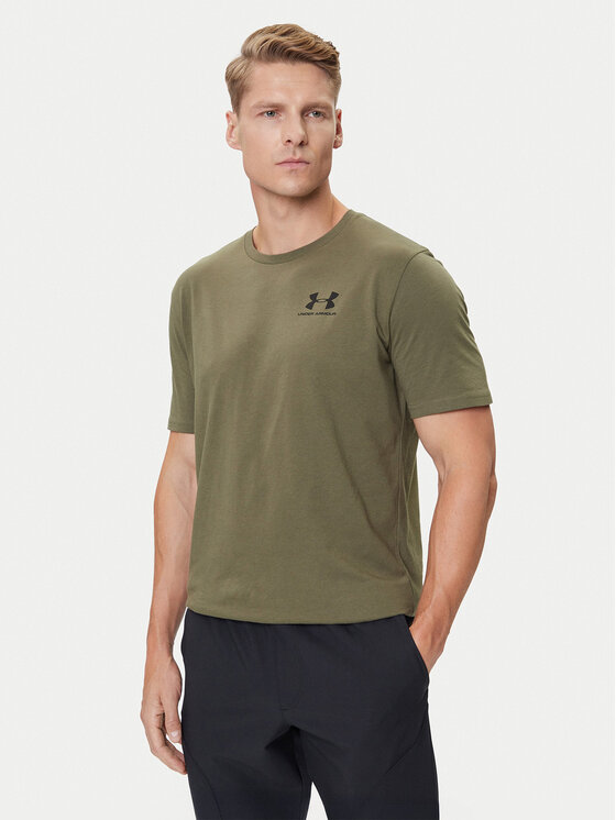 Under Armour T-Shirt UA SPORTSTYLE LC SS 1326799 Khaki Regular Fit