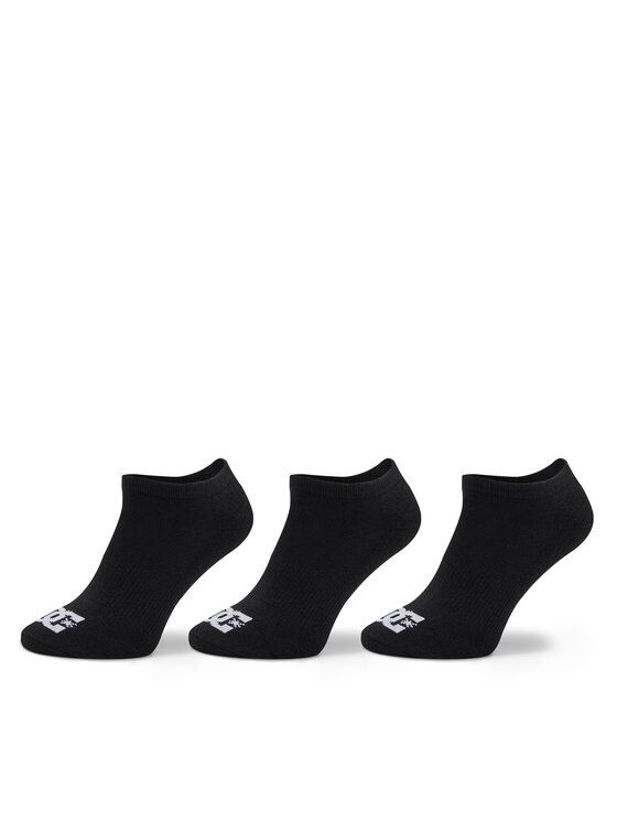 DC Zestaw 3 par niskich skarpet męskich Spp Dc Ankle 3P ADYAA03187 Czarny