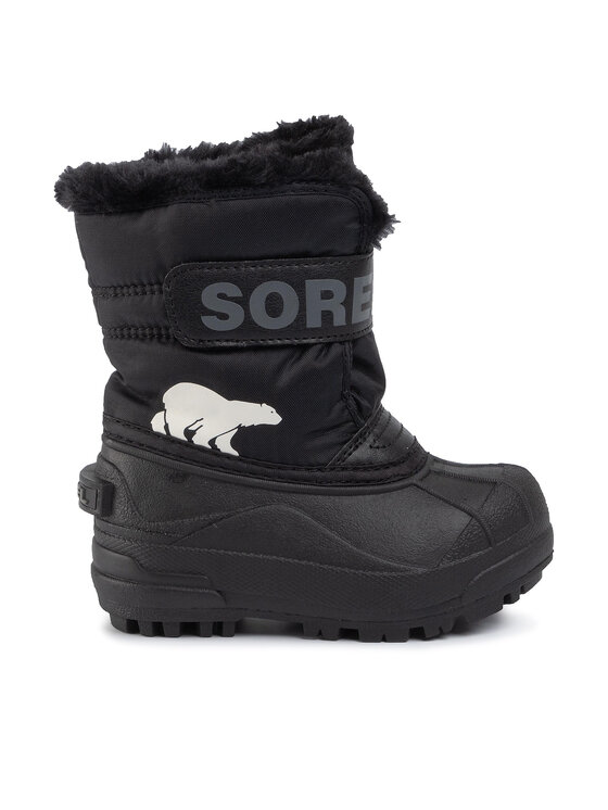 Sorel Śniegowce Childrens Snow Commander NC1960 Czarny