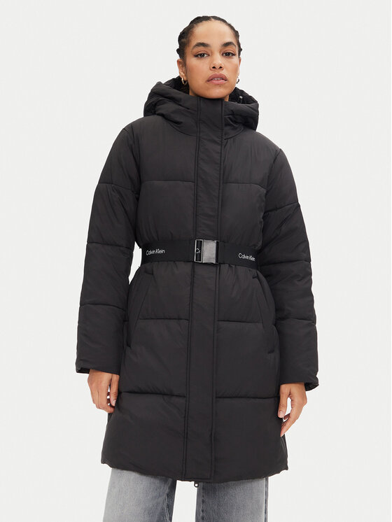 Calvin Klein Jeans Kurtka zimowa J20J224122 Czarny Relaxed Fit