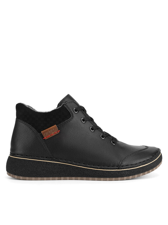 Rieker Botki 50902-00 Czarny