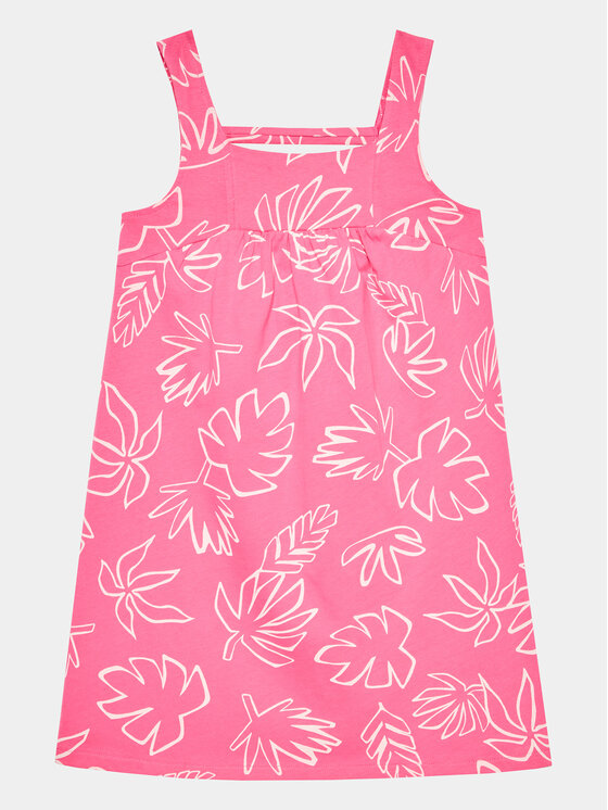 United Colors Of Benetton Sukienka codzienna 3MBKCV00F Różowy Regular Fit