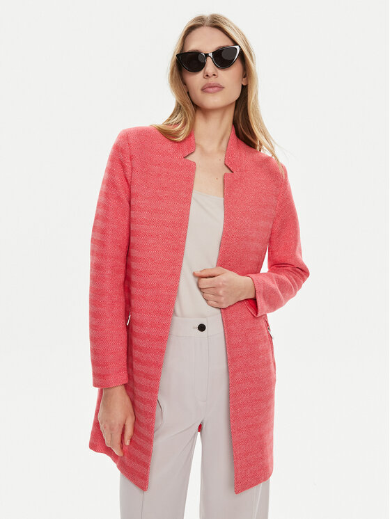 ONLY Marynarka Soho 15245344 Koralowy Long Line Fit