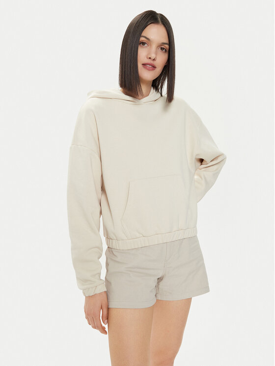 4F Bluza 4FWSS24TSWSF1057 Écru Regular Fit