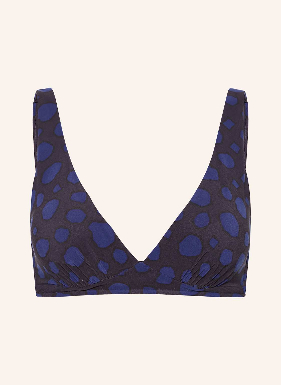 Maryan Mehlhorn Góra Od Bikini Z Fiszbinami Blue Dots schwarz
